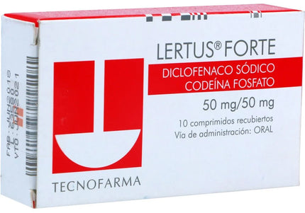 Lertus Forte 50 Mg 10 Comprimidos