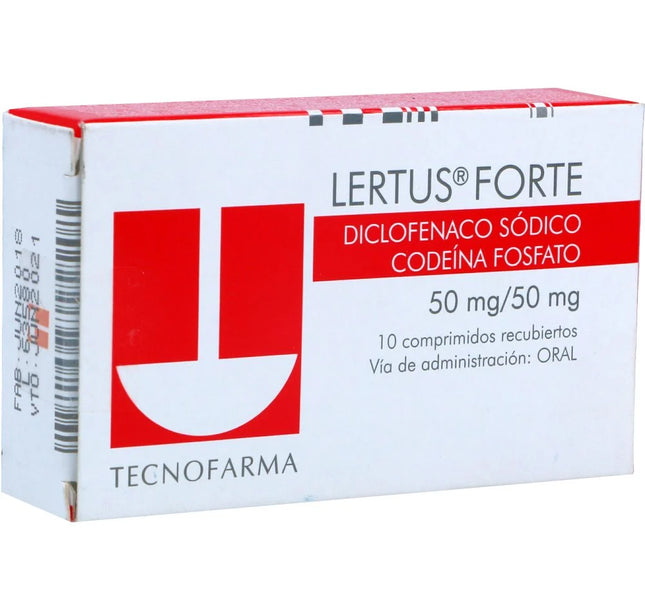 Lertus Forte 50 Mg 10 Comprimidos