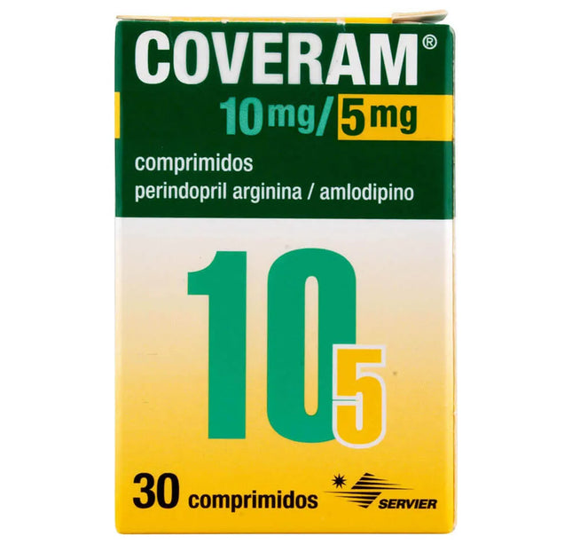 Coveram 10/5 Mg 30 Comprimidos