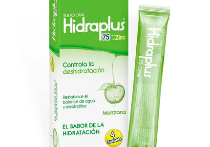 Hidraplus 75 Zinc Manzana Bol 100Ml 4Und