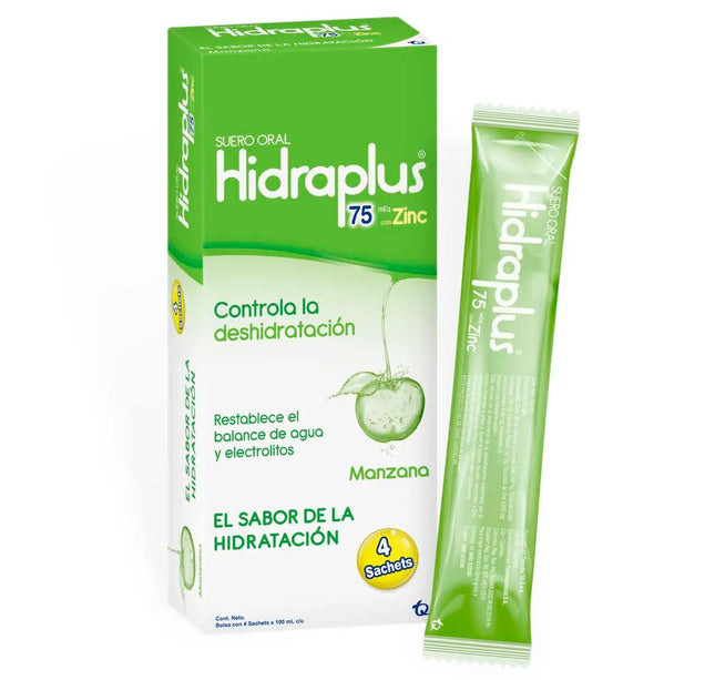 Hidraplus 75 Zinc Manzana Bol 100Ml 4Und