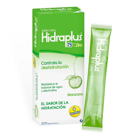 Hidraplus 75 Zinc Manzana Bol 100Ml 4Und