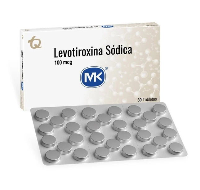 Levotiroxina 100 Mcg 30 Tabs Mk