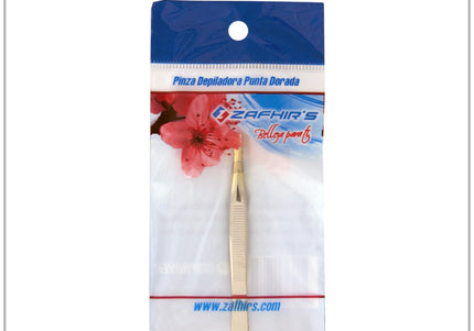 Pinza Depiladora Punta Dorada R554-63