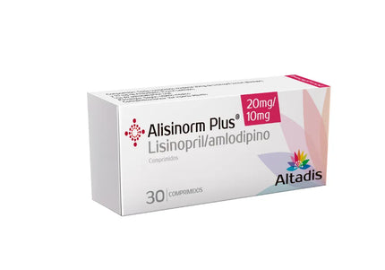 Alisinorm Plus 20 Mg/ 10 Mg 30 Tabletas