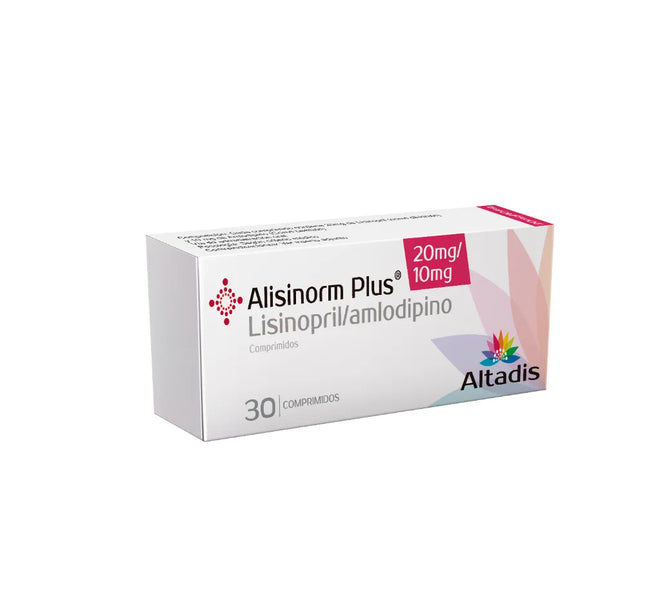 Alisinorm Plus 20 Mg/ 10 Mg 30 Tabletas