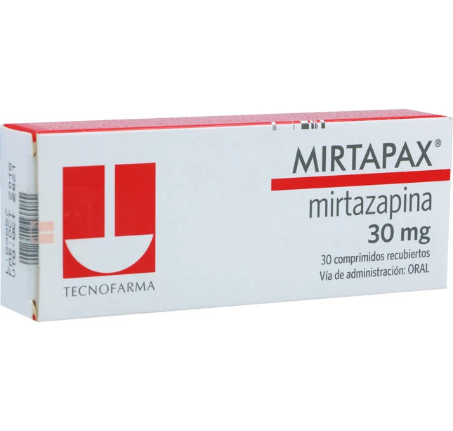 Mirtapax 30 Mg 30 Comprimidas