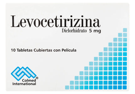 LEVOCETIRIZINA 5 MG 10 TABLETAS PC