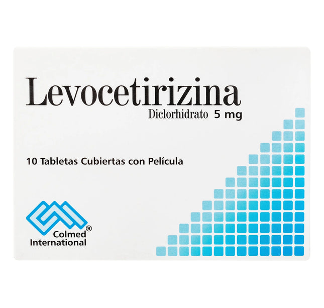 LEVOCETIRIZINA 5 MG 10 TABLETAS PC