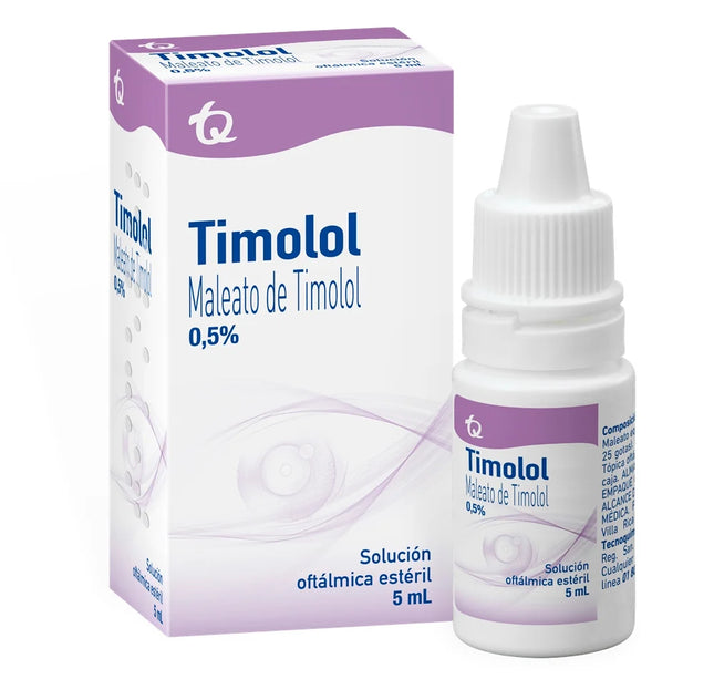 Timolol Maleato 0 5 Gotas Oftal 5 Ml Mk