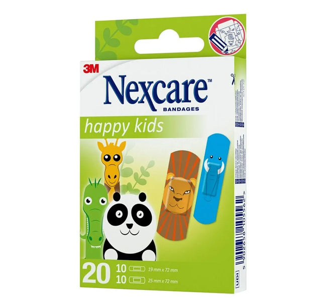 Curas Nexcare Ninos Animales 20 Unidades