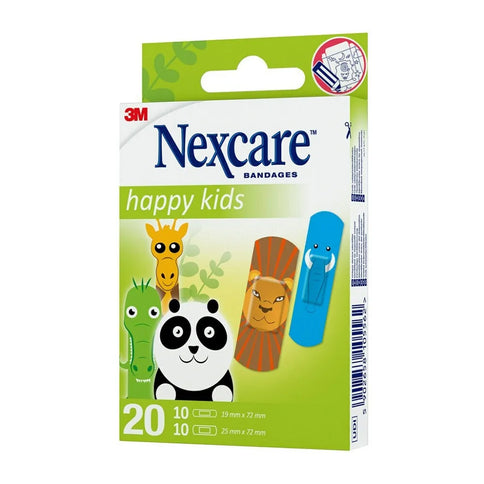 Curas Nexcare Ninos Animales 20 Unidades