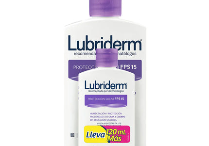Lubriderm Loción U.V.15 400 Ml+ Lubriderm 120 Ml