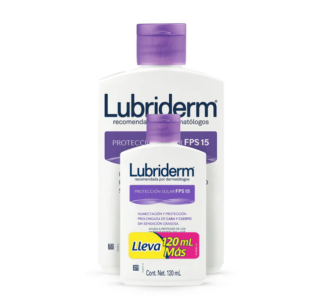 Lubriderm Loción U.V.15 400 Ml+ Lubriderm 120 Ml