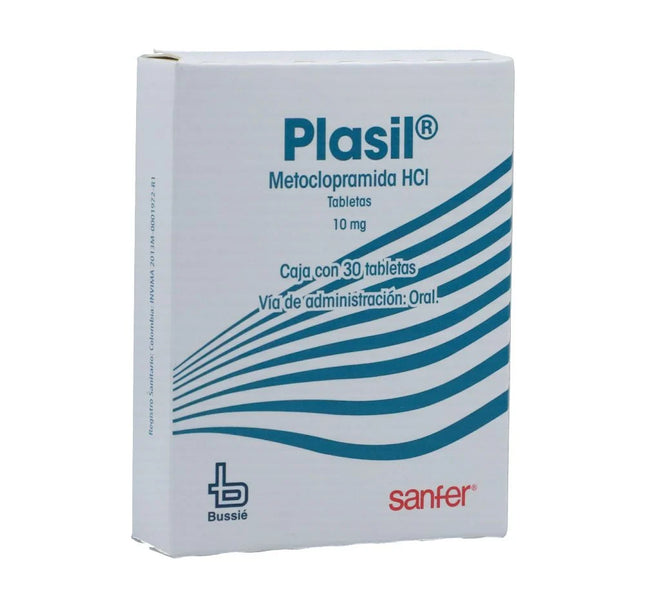 Plasil 10 Mg 30 Tabletas
