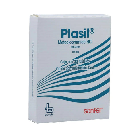 Plasil 10 Mg 30 Tabletas