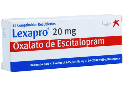 Lexapro 20 Mg 14 Tabletas