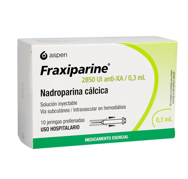 Fraxiparine Caja 10 Jeringas Pre 0.3 Ml
