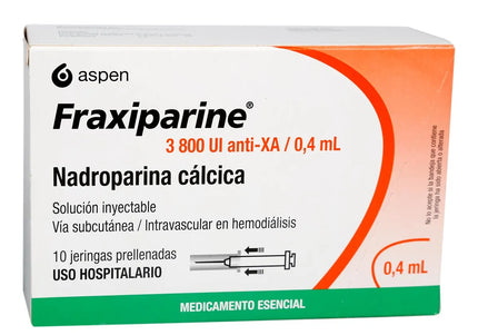 Fraxiparine Caja 10 Jeringas Pre 0.4 Ml
