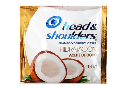 Shampoo Head-Shoulders Hidratación Aceite de Coco 18Ml 12Sbs