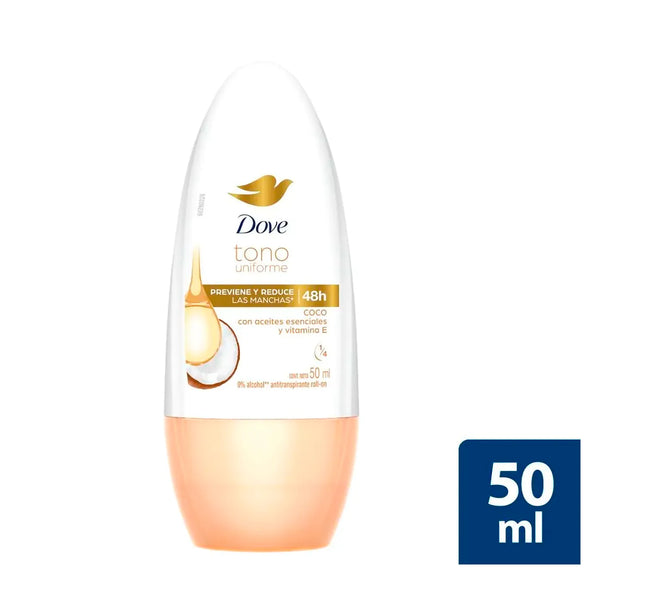 Desodorante Dove Rollon Tono Unifor Coco 50 Ml M