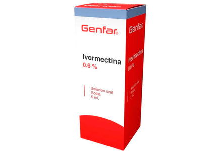 Ivermectina 0.6% Solucion Oral 5 Ml Gf