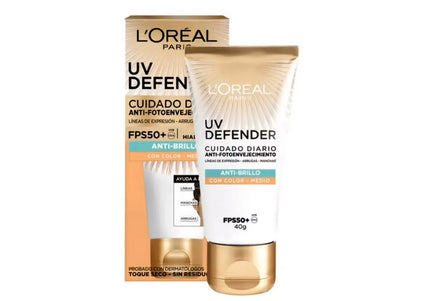 Protector Loreal Uv Defender Anti Brillo Fps 50 40G