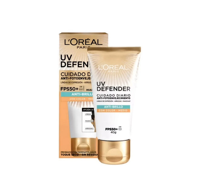 Protector Loreal Uv Defender Anti Brillo Fps 50 40G