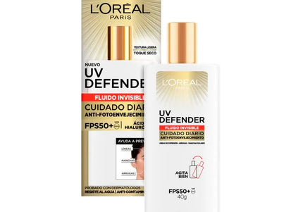 Protector Solar UV Defender Fluido Invisible Spf50+ 40G