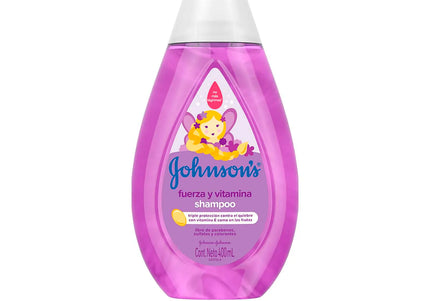 Shampoo Johnsons Baby Fuerza Y Vitamina E 400 Ml