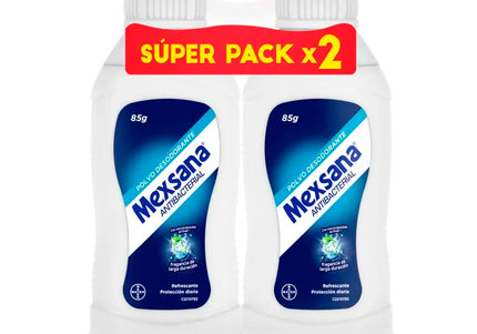 2 Talco Mexsana 85 Gr Superpack