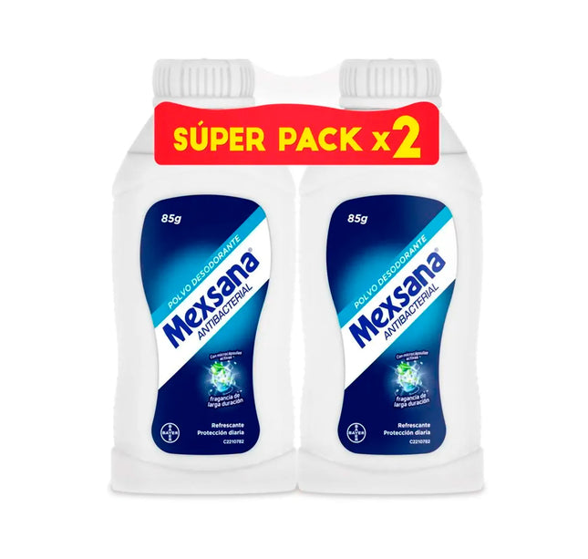 2 Talco Mexsana 85 Gr Superpack