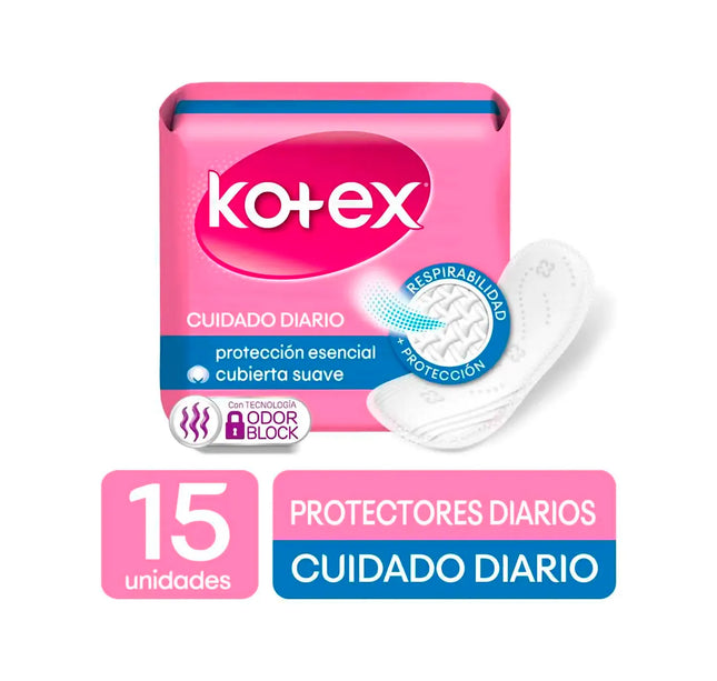 Protector Kotex Ph Duo Ajustable 15 Und