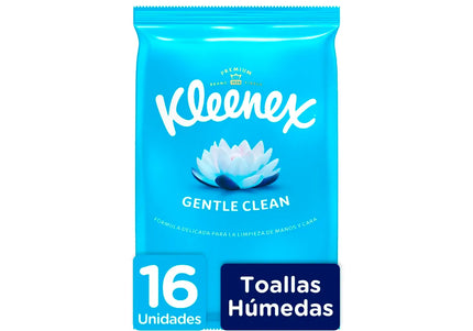 Toallitas Húmedas Kleenex Gentle Clean 16Und