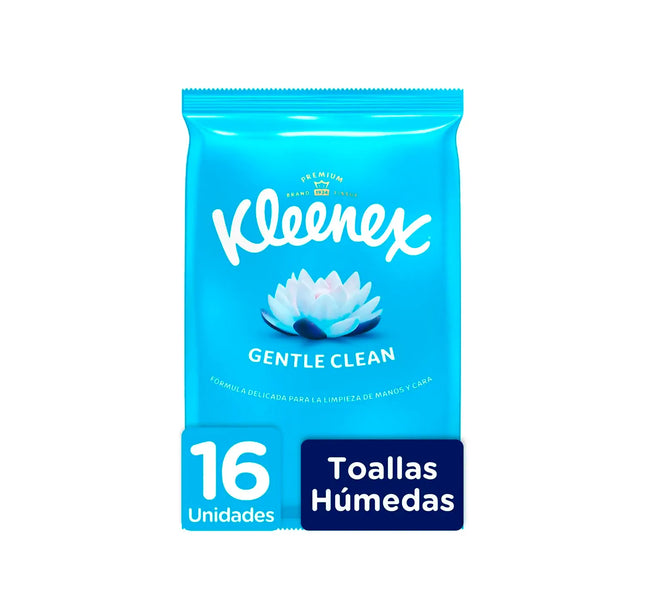 Toallitas Húmedas Kleenex Gentle Clean 16Und