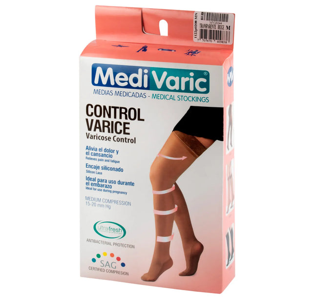 Media Medivaric Muslo.M Beige Media Compresion.Nt