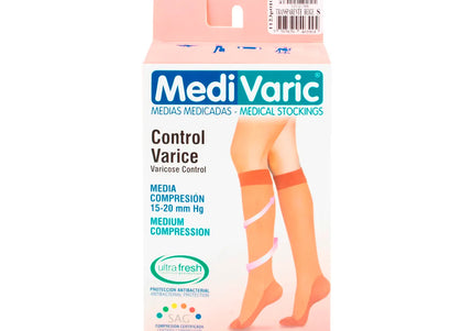Media Medivaric Rod O. L Beige 1/2 Compresion Nti