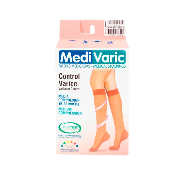 Media Medivaric Rod O. S Beige 1/2 Compresion Nti