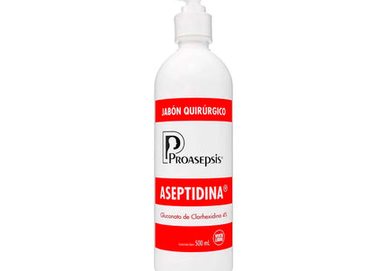 Aseptidina Jabón Quirurgico Clorhexidina 500Ml