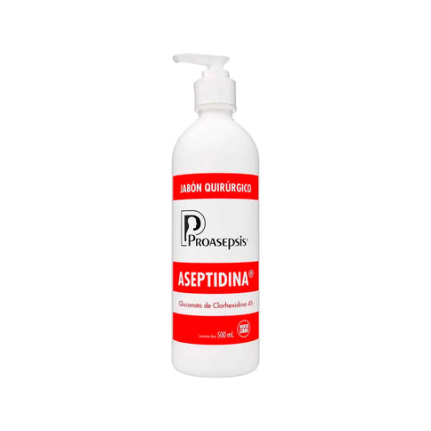 Aseptidina Jabón Quirurgico Clorhexidina 500Ml