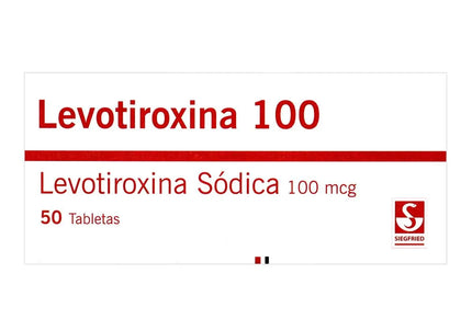 Levotiroxina 100 Mcg 50 Tbs
