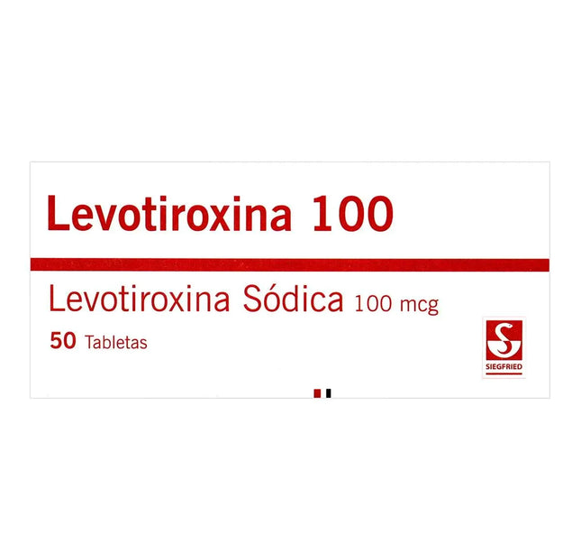 Levotiroxina 100 Mcg 50 Tbs