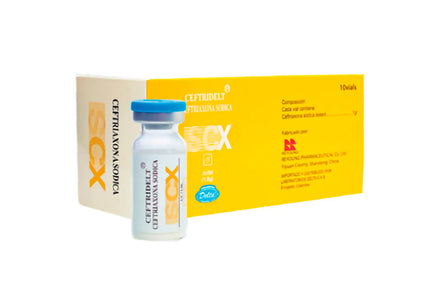 Ceftriaxona Ceftridelt 10 Amp