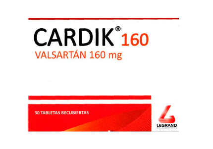 Cardik 160 Mg 30 Tabletas