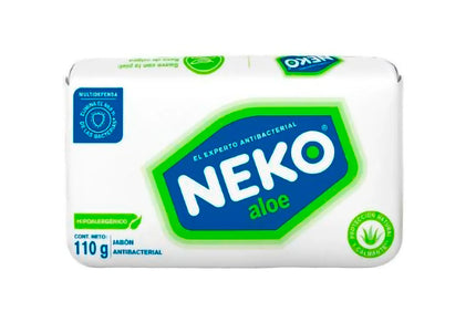 Jabón Antibacterial Neko Aloe 110Grs