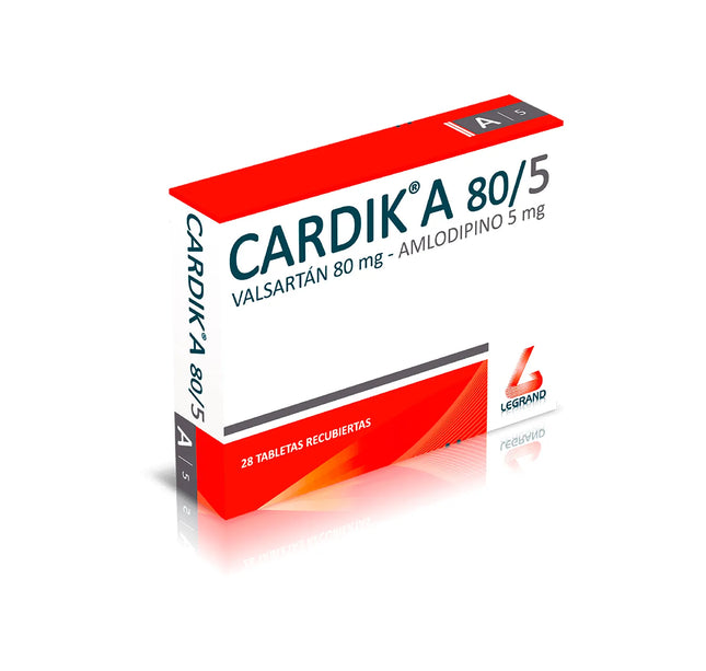 Cardik A 80Mg/5Mg 30 Tabletas