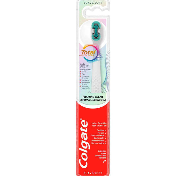 Cepillo Colgate Total Limpie Espum Suave
