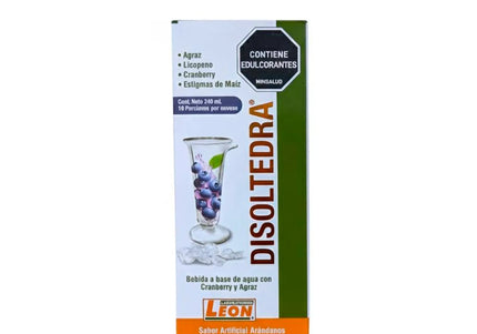 Disoltedra Bebida Cranberry Y Uva 240Ml