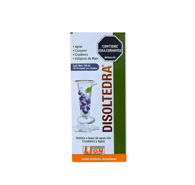 Disoltedra Bebida Cranberry Y Uva 240Ml