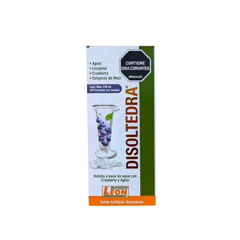 Disoltedra Bebida Cranberry Y Uva 240Ml